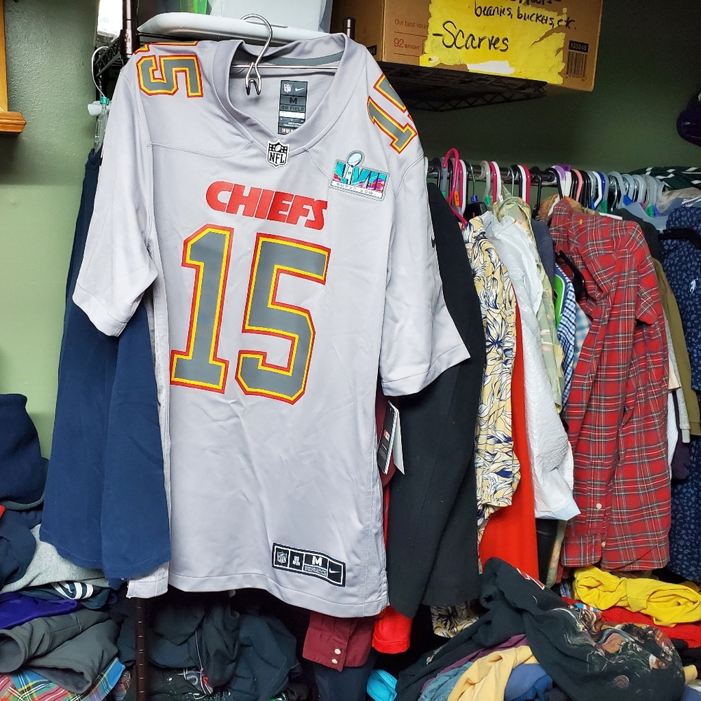 Nike Kanasas City Chiefs Patrick Mahomes Superbowl LVII On Field Jersey Mens Med
